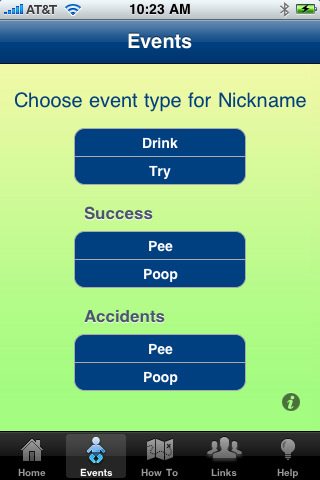Potty Predictor - potty training app for the iphone