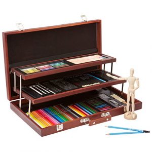 7. ALEX Art Studio Expressions Deluxe Wooden Drawing Case