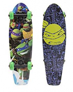 3. PlayWheels Teenage Mutant Ninja Turtles 21″ Wood Cruiser Skateboard
