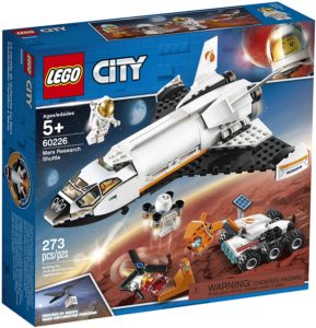 LEGO City Space Mars Research Shuttle on white background