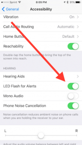 4. LED Flash for Alerts