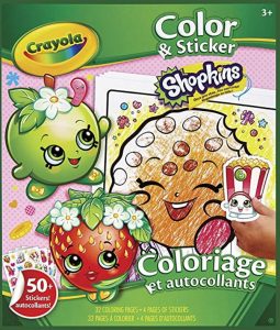 Crayola Shopkins Color and Sticker Book 