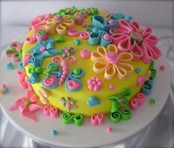 Birthday-Cake-Ideas-for-Girls-Colors Of The Cake