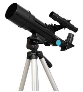 Black Twinstar 60mm Compact Kids Telescope