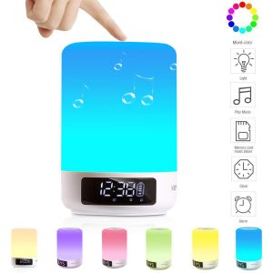 Keynice LED Bluetooth Speaker Alarm Clock