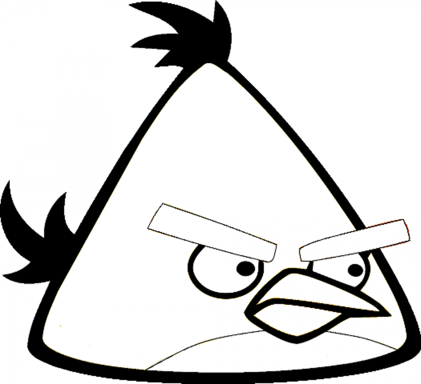 angry birds coloring pages for your small kids