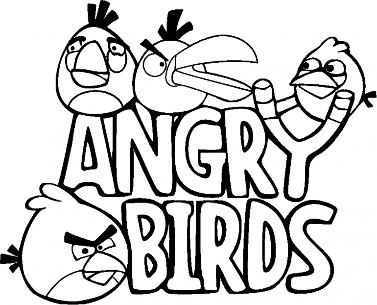 Angry Birds Coloring Pages for Your Small Kids