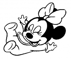 print  download  free minnie mouse coloring pages