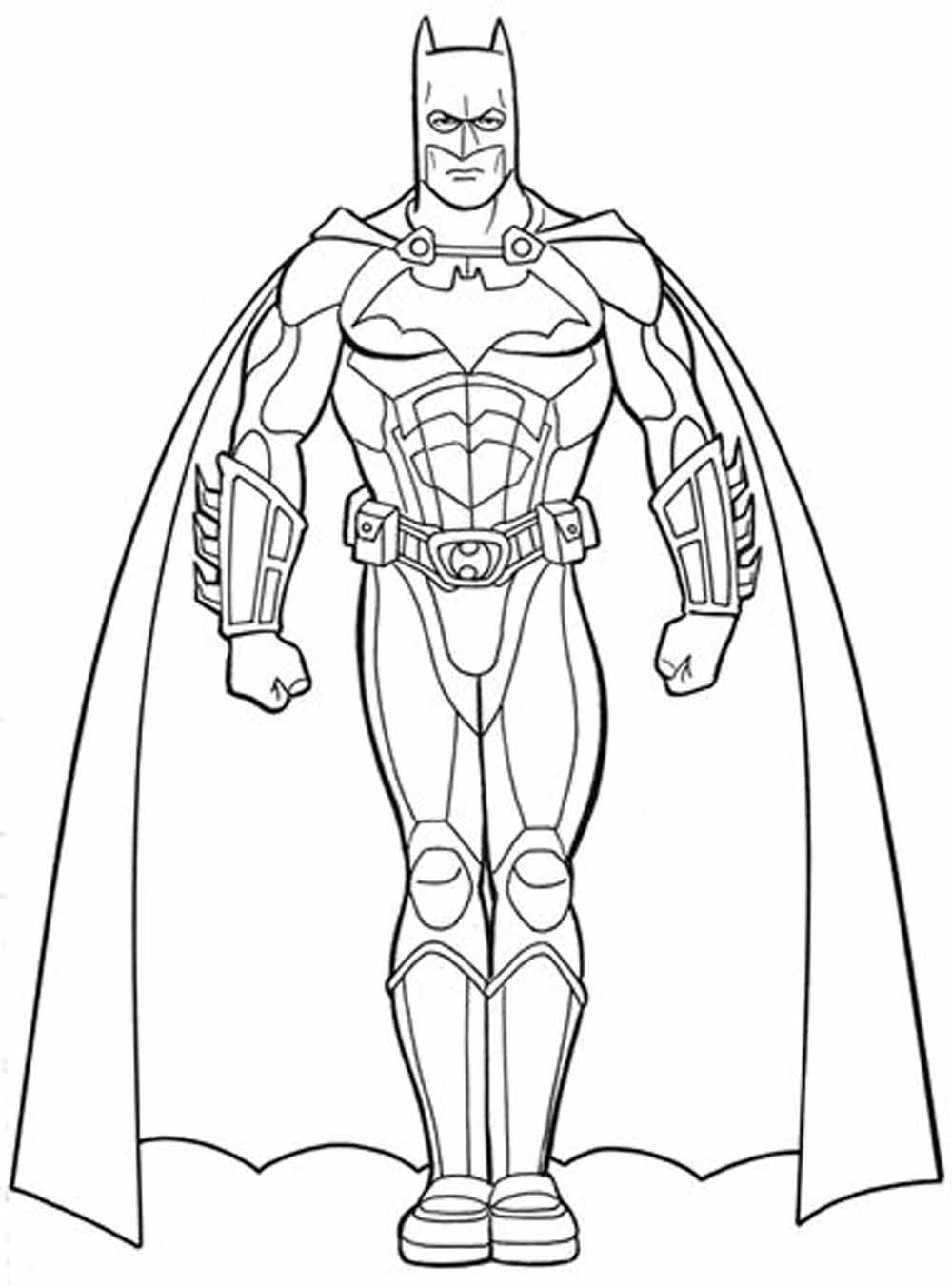 Download Print & Download - Batman Coloring Pages for Your Children