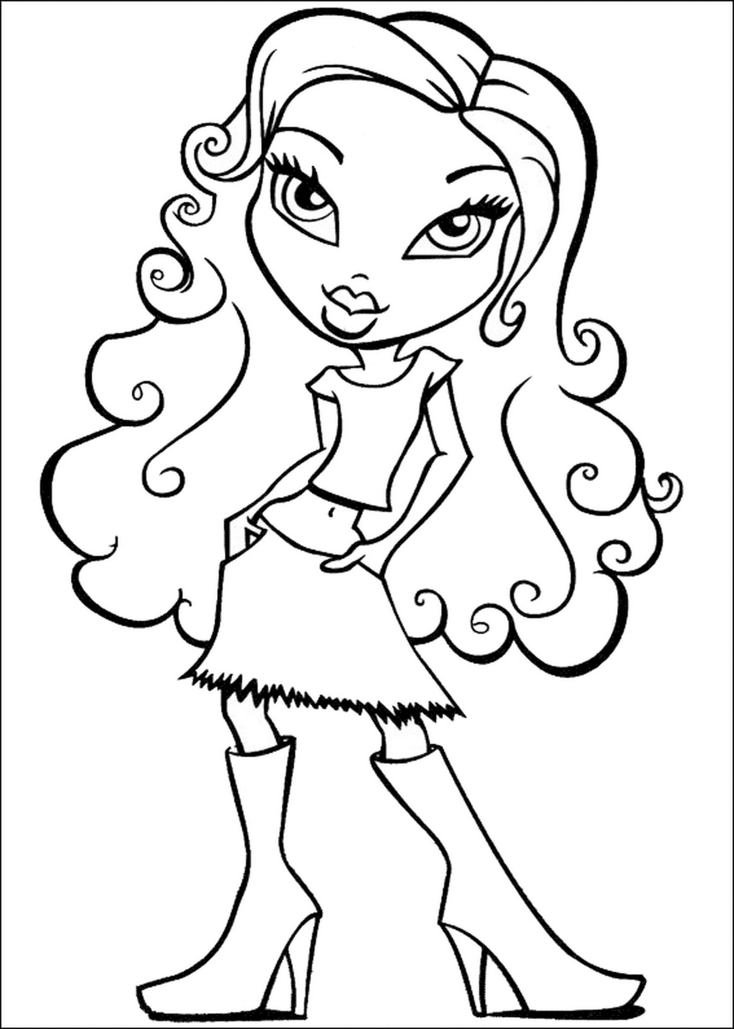 Print & Download - Coloring Pages for Girls, Recommend a Hobby To A Child