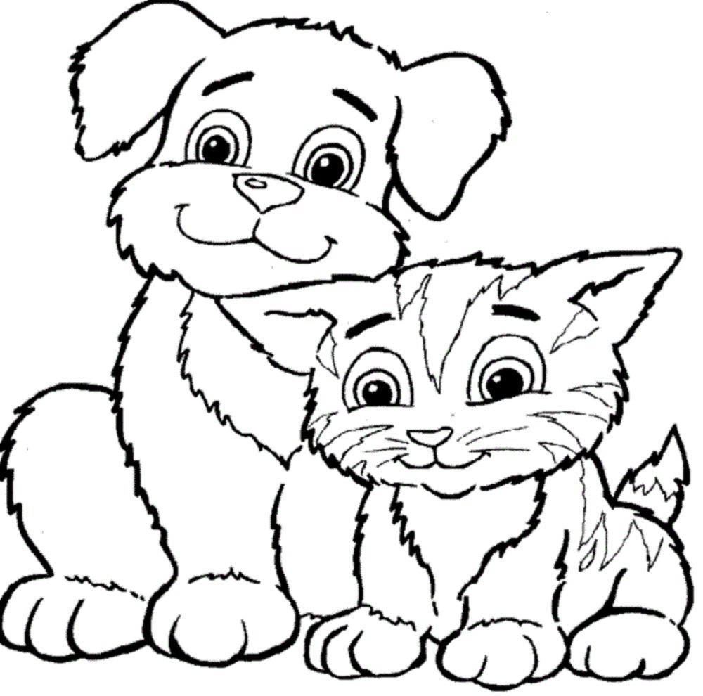 Print Download The Benefit Of Cat Coloring Pages