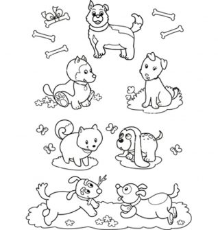 Employ Dog Coloring Pages For Your Children’s Creative Time