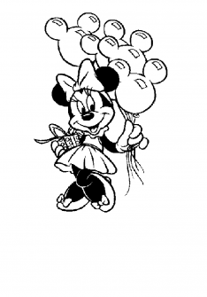 print  download  free minnie mouse coloring pages