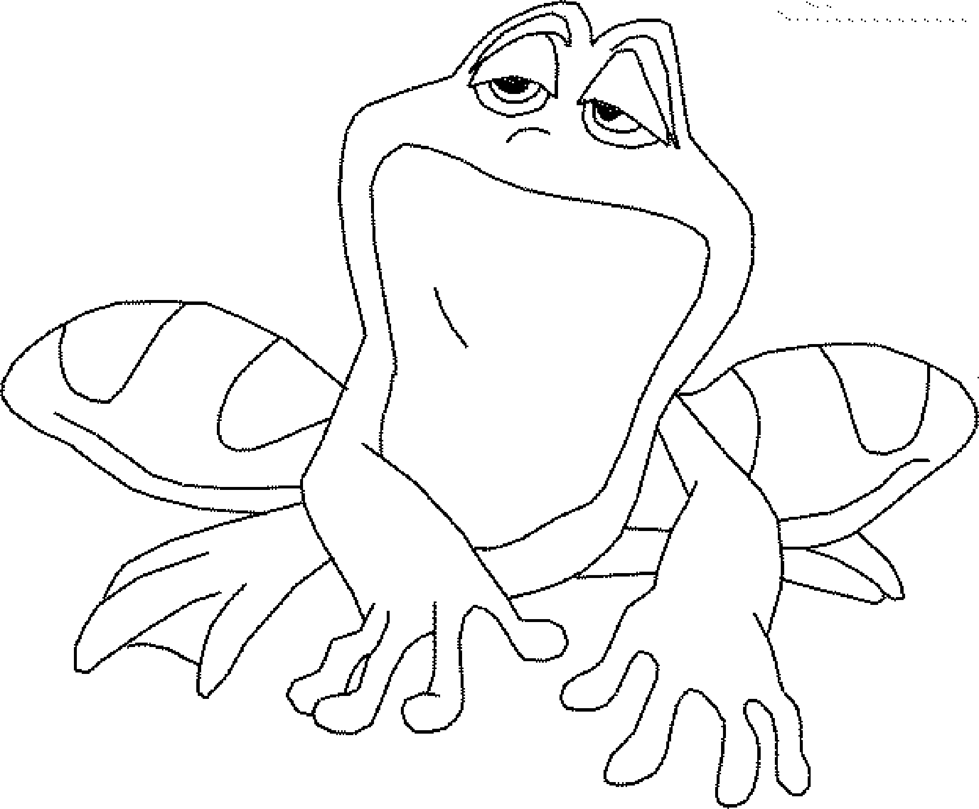 Frog Coloring Sheet Coloring Pages