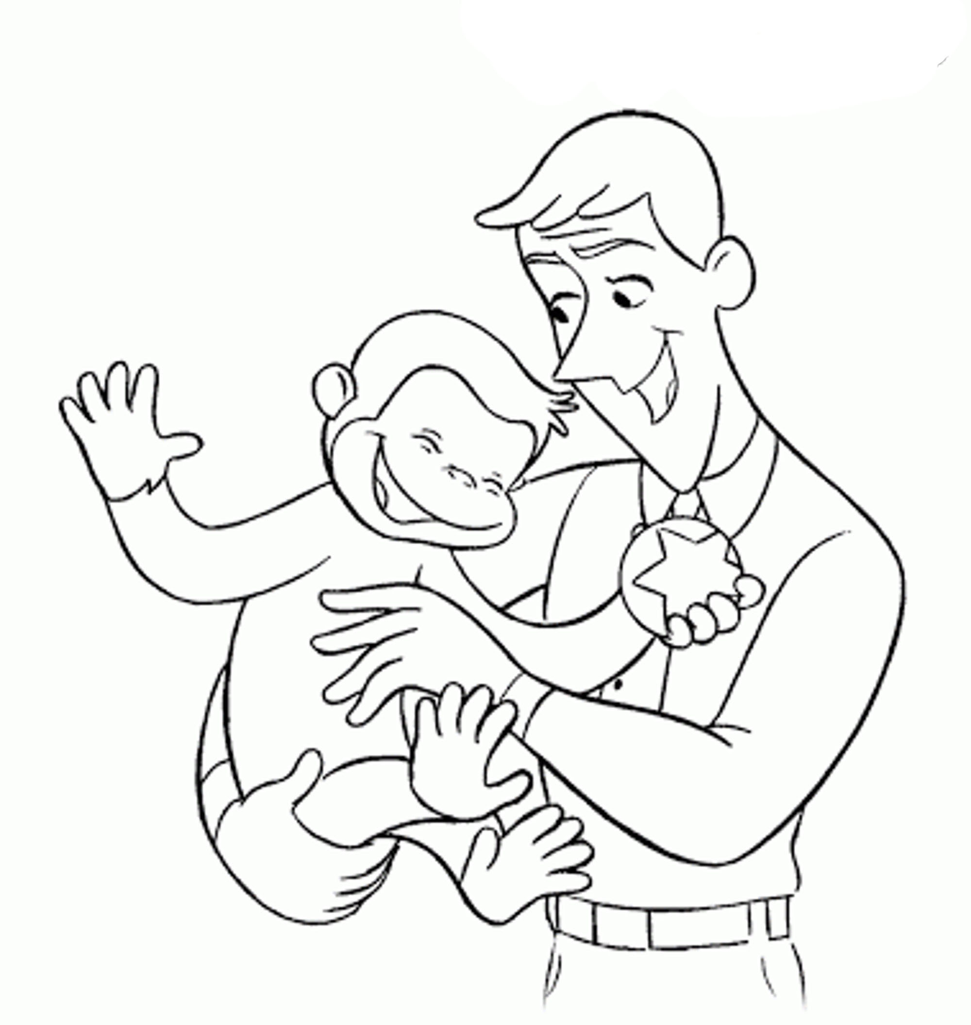 Curious george coloring pages BestAppsForKids