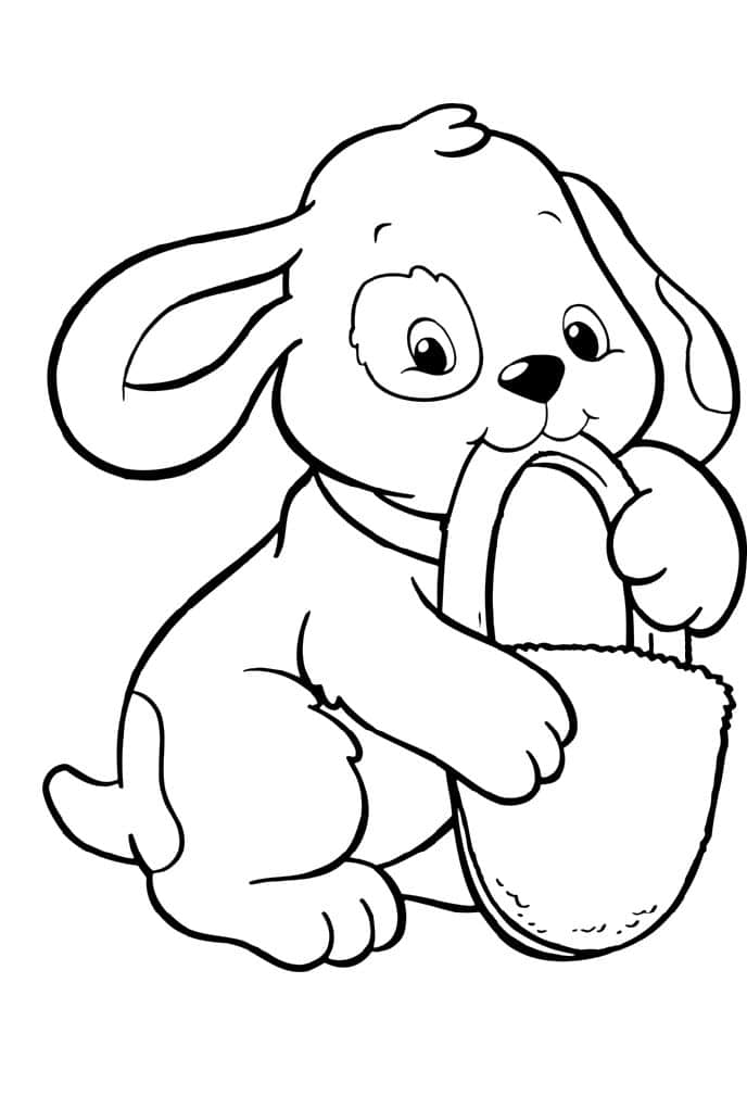 Print & Download - Draw Your Own Puppy Coloring Pages