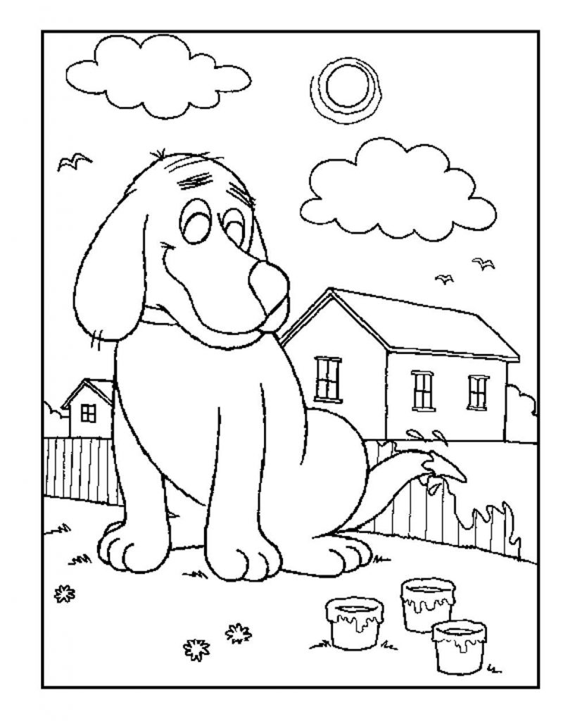 Employ Dog Coloring Pages for Your Children’s Creative Time