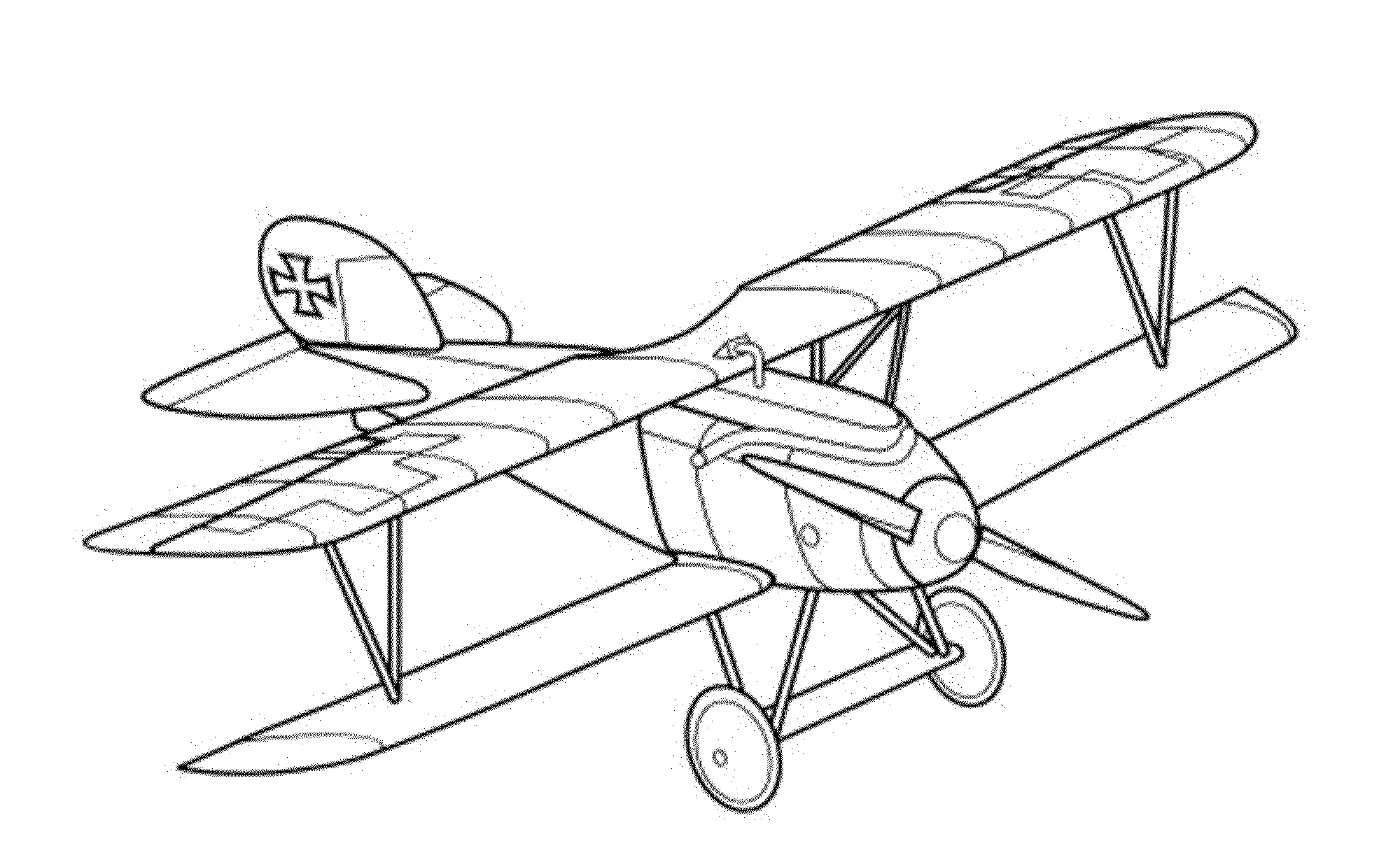 coloring book pages airplane