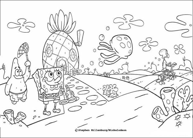 510 Top Coloring Pages For Spongebob For Free