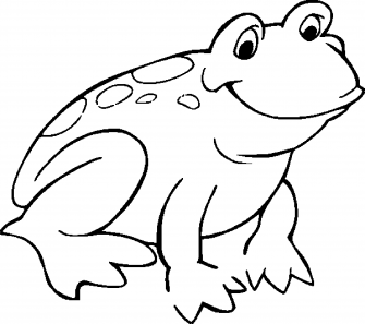 Print & Download - Frog Coloring Pages Theme for Kids