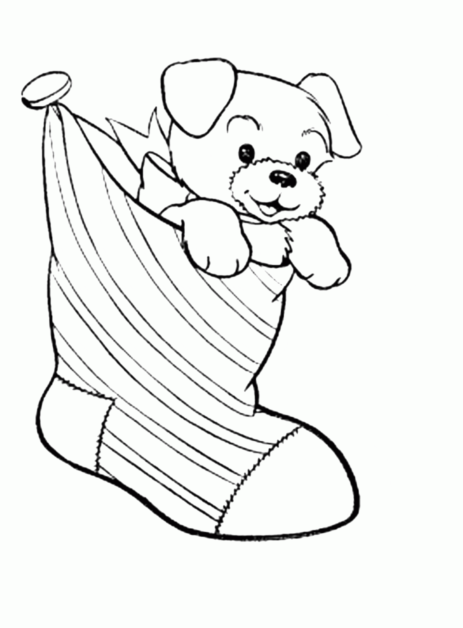 Printable Colouring Pages Puppies Printable Templates