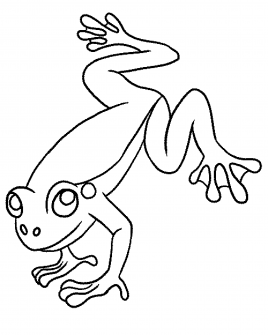 Print & Download - Frog Coloring Pages Theme for Kids