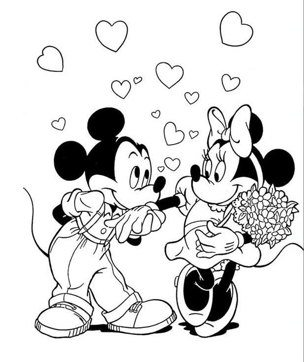 Print Download Free Minnie Mouse Coloring Pages