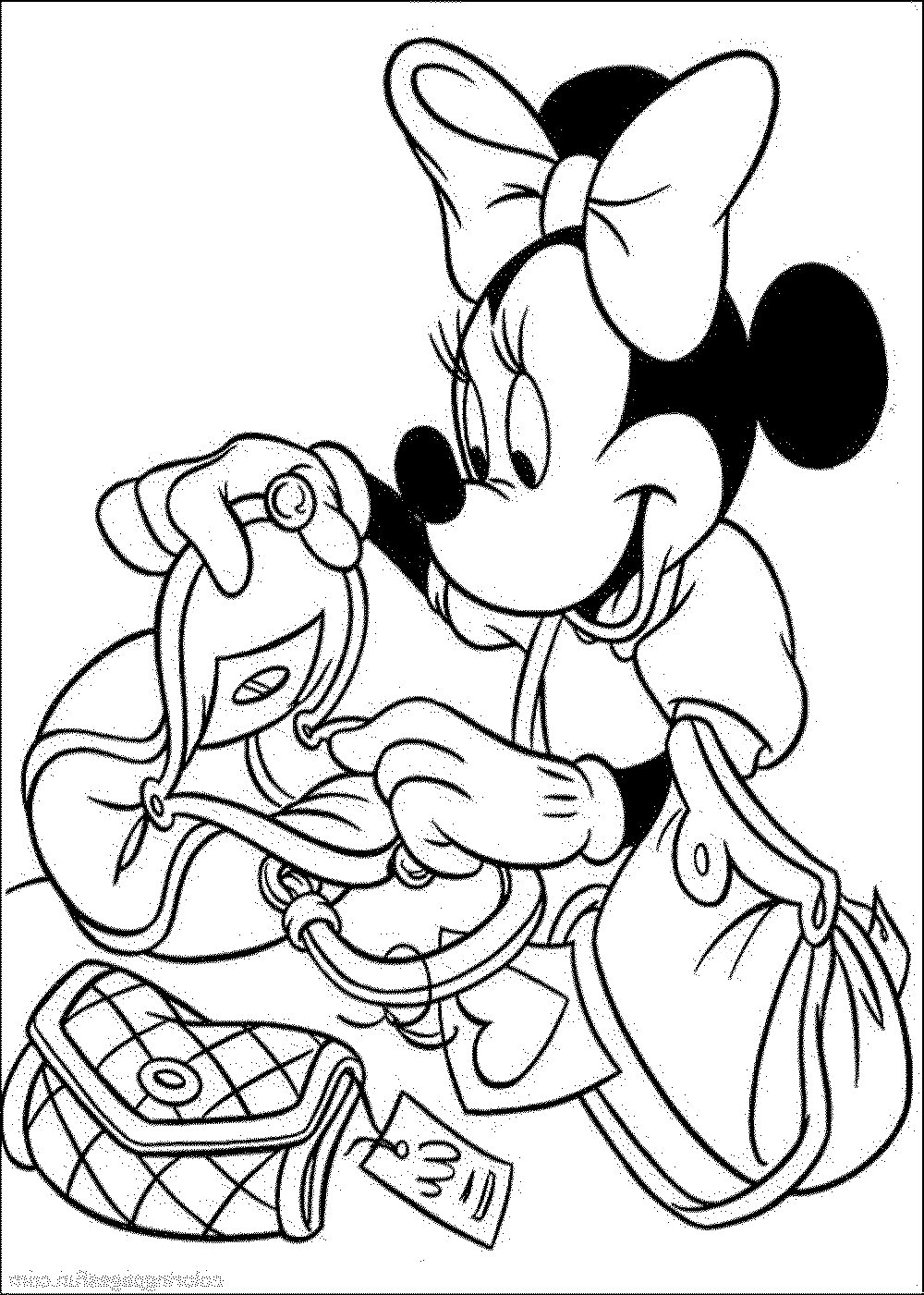 Print & Download - Free Minnie Mouse Coloring Pages