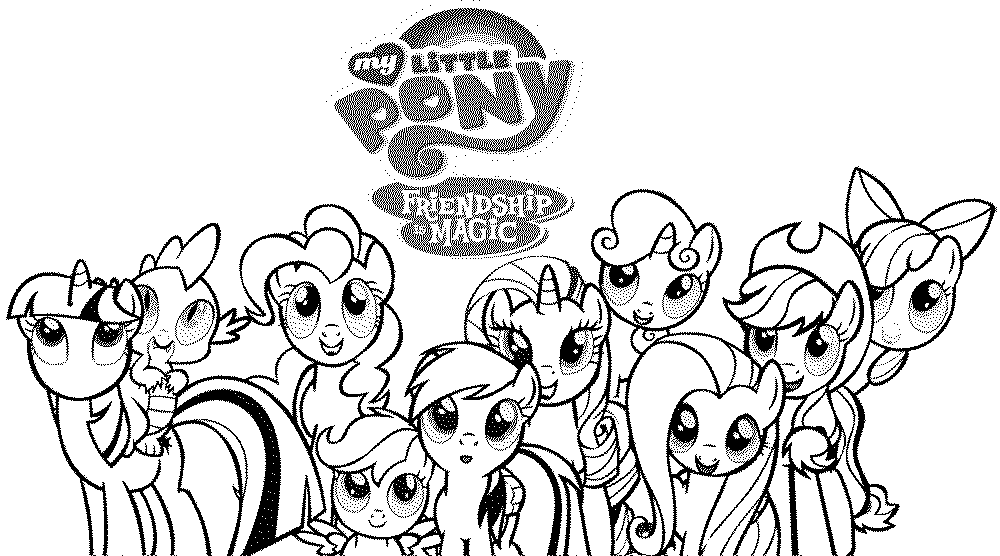Download Print & Download - My Little Pony Coloring Pages: Learning with Fun