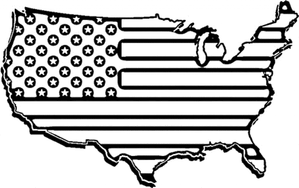 American Flag Clip Art Coloring Page Bestappsforkids - Vrogue.co