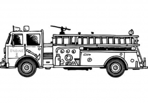 print  download  educational fire truck coloring pages