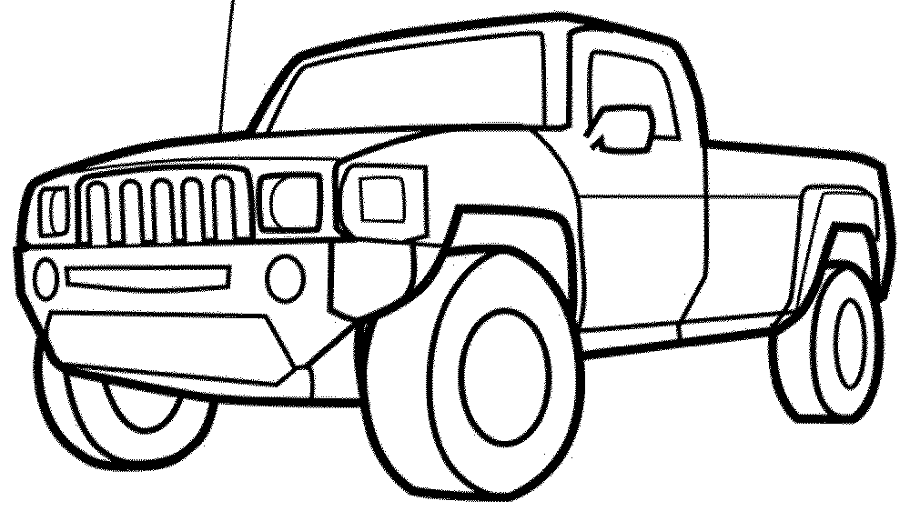 Print Download Kids Cars Coloring Pages