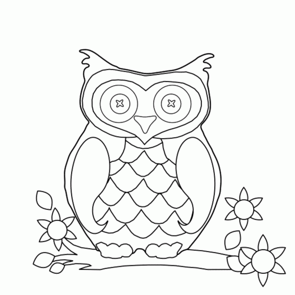 Print & Download - Owl Coloring Pages for Your Kids