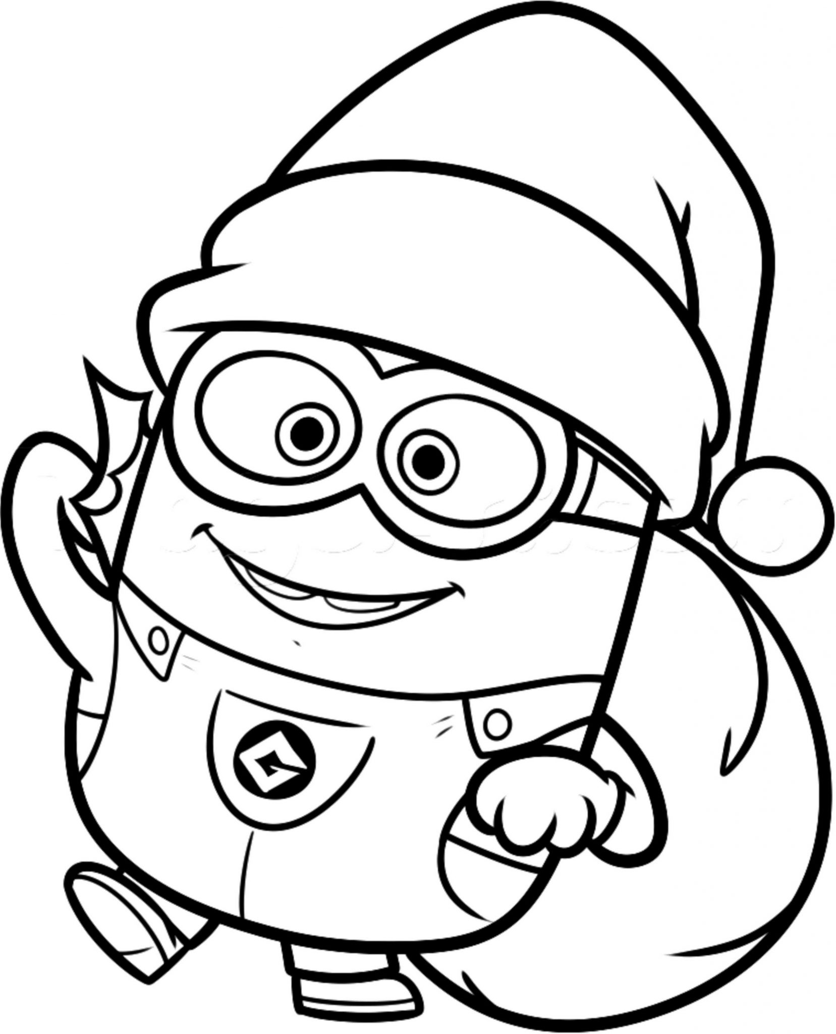 Print Download Minion Coloring Pages For Kids To Have Fun