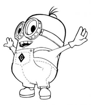 print  download  minion coloring pages for kids to have