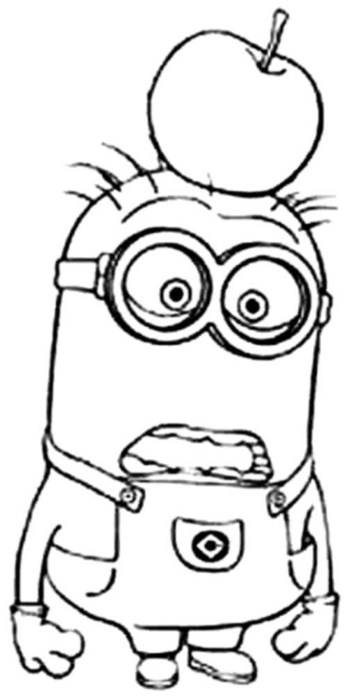minion coloring pages kids fun