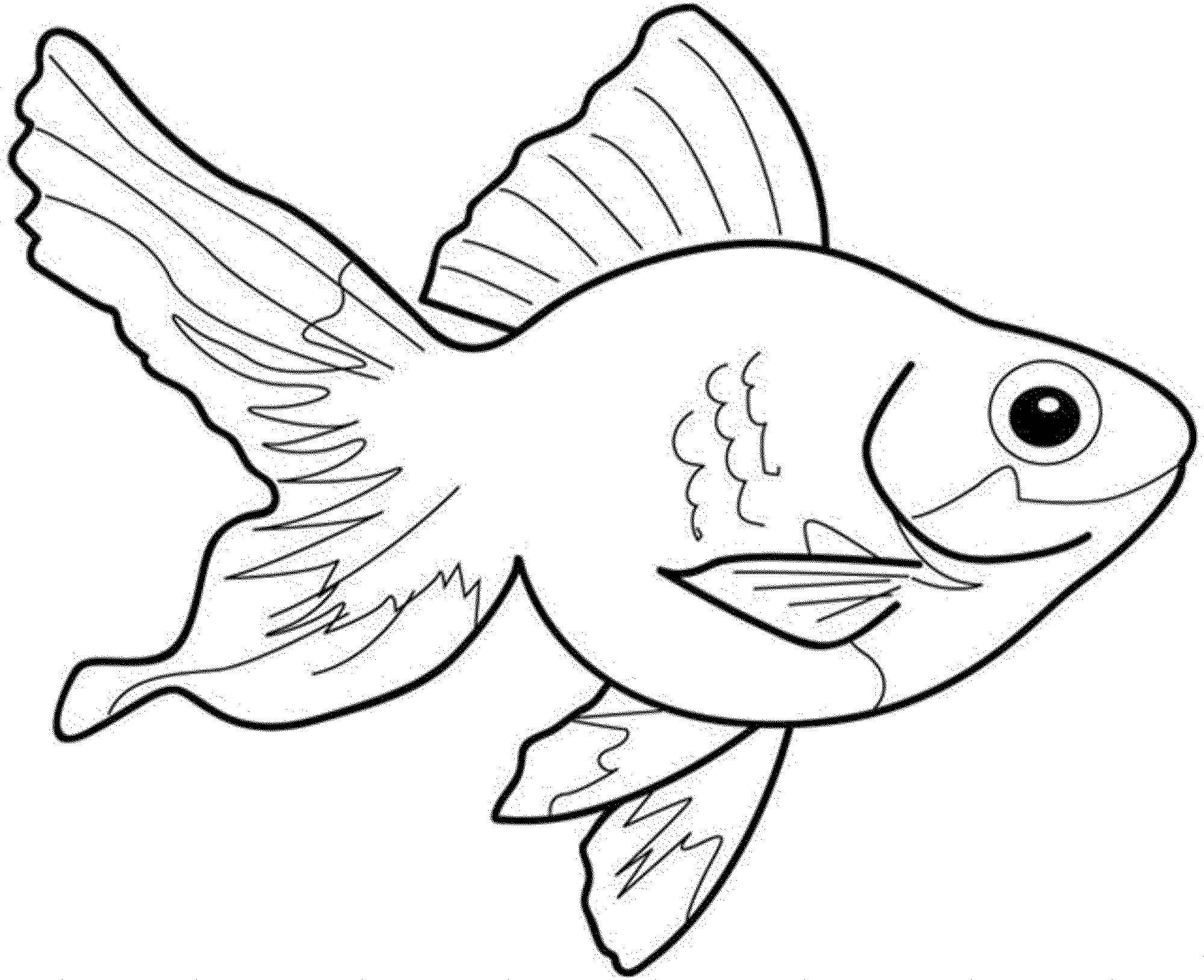 Print Download Cute And Educative Fish Coloring Pages   Gambar