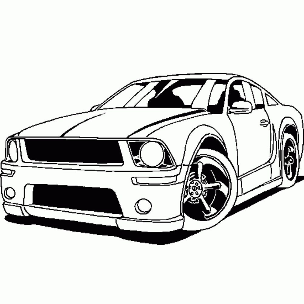 Print & Download - Kids Cars Coloring Pages