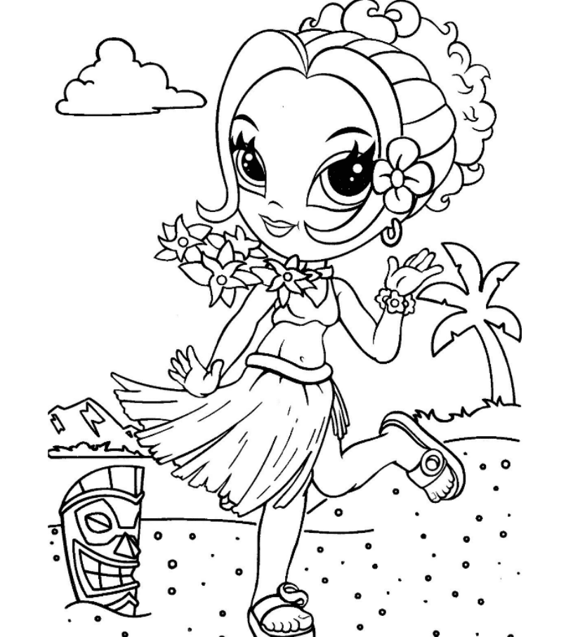 Download Print & Download - Cross Your Imagination Colors with Lisa Frank Coloring Pages