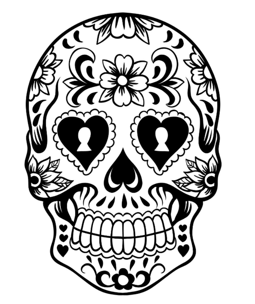 Download Print & Download - Sugar Skull Coloring Pages to Have ...