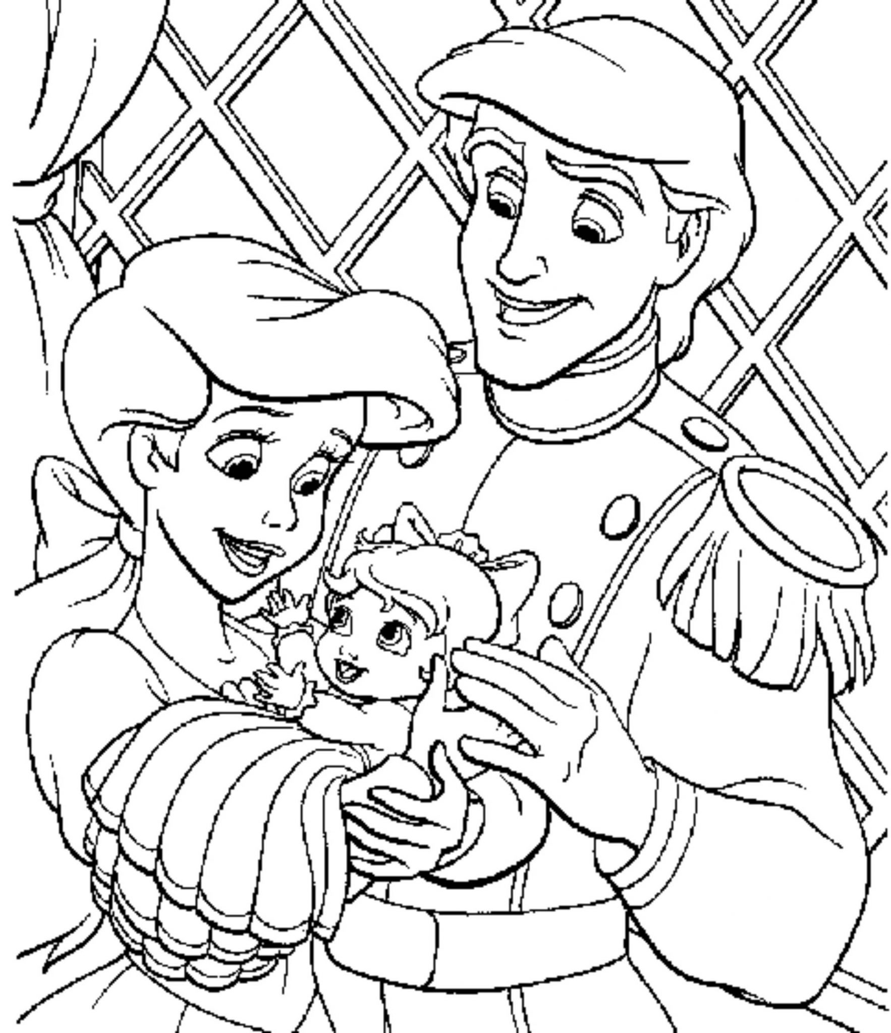 Print  Download  Princess Coloring Pages Support The 