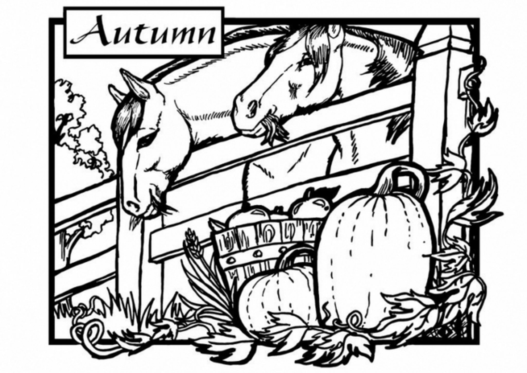 Print Download Fall Coloring Pages Benefit Of Coloring For Kids