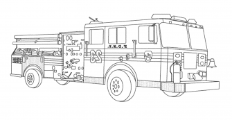 print  download  educational fire truck coloring pages