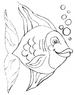 Print & Download - Cute and Educative Fish Coloring Pages