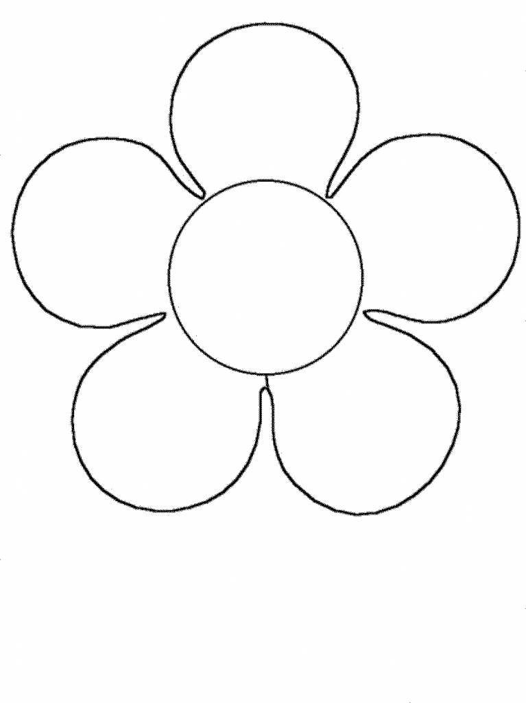 Print & Download - Some Common Variations of the Flower Coloring Pages