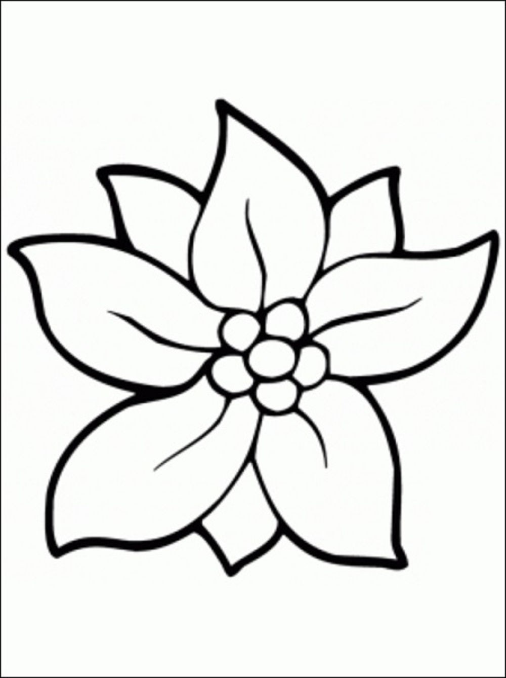 Print Download Some Common Variations Of The Flower Coloring Pages