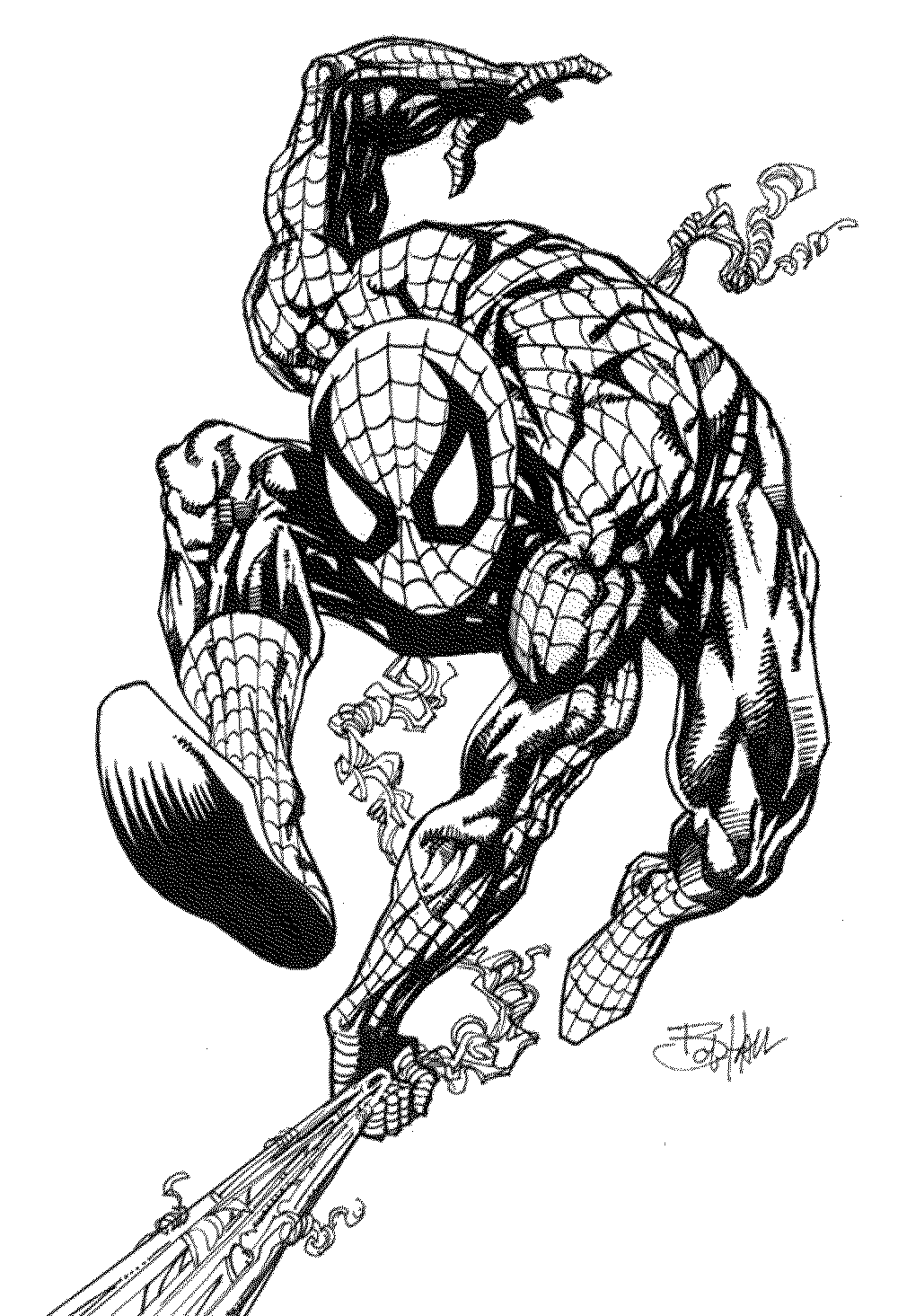 Free printable black spiderman coloring pages BestAppsForKids