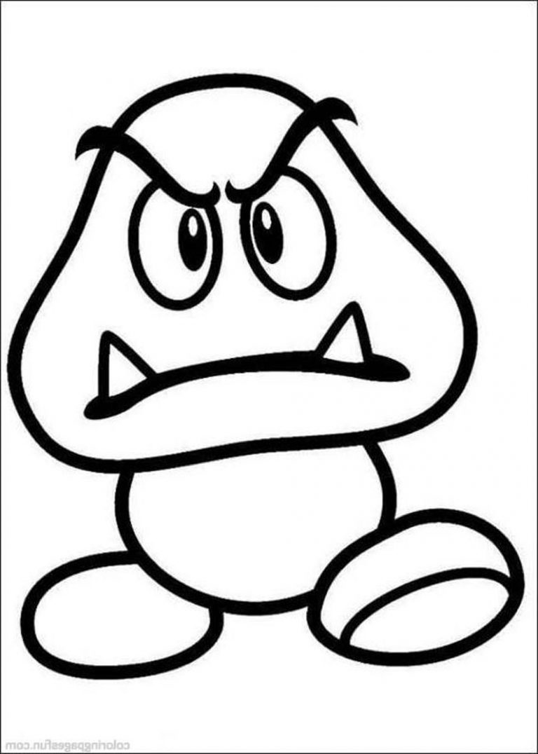 20+ Free Super Mario Coloring Pages for Kids