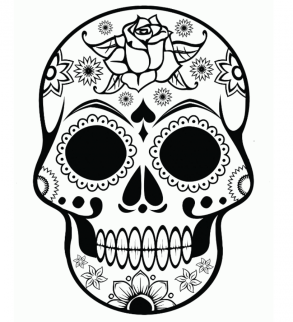 Print & Download - Sugar Skull Coloring Pages to Have Scary-but ...