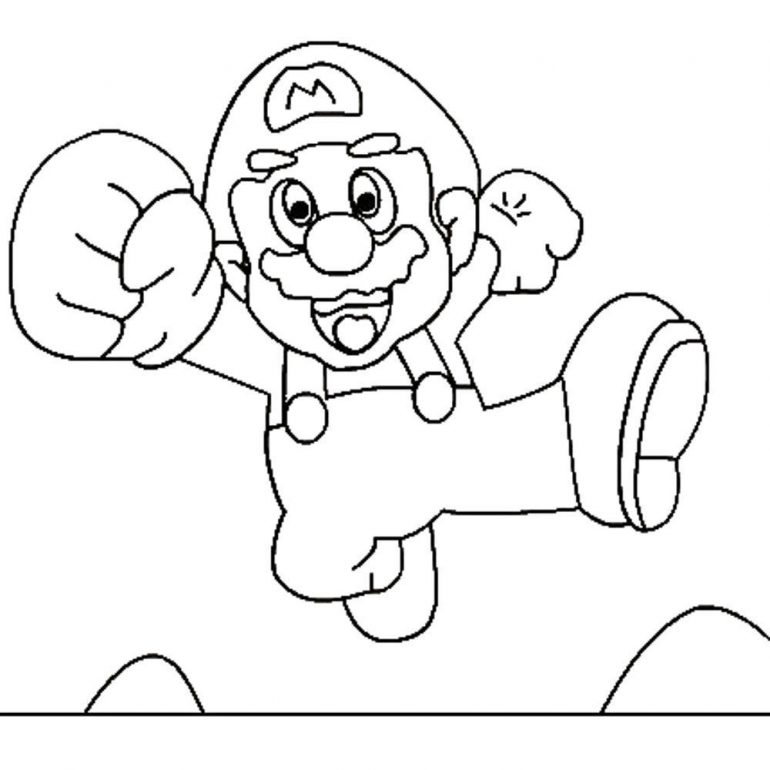 20+ Free Super Mario Coloring Pages for Kids